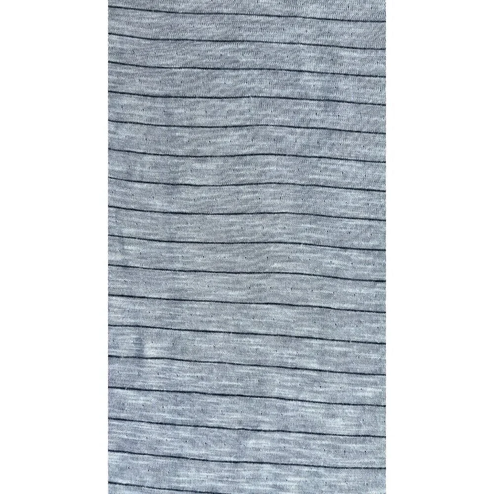 Women's Atm Anthony Thomas Melillo Stripe T-Shirt Dress, Size Medium - Gray M - Picture 9 of 14
